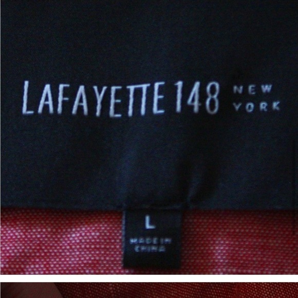 Like New Lafayette 148 Linen/cotton Blazer, Large - Picture 5 of 6